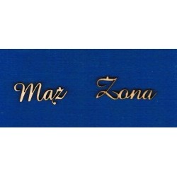 Mąż  Żona   - wysokość 1,5 cm (amaze)